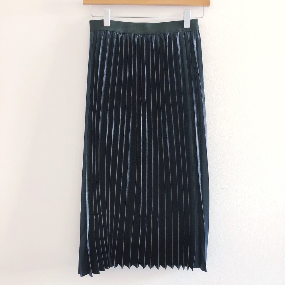 Mango pleated mini skirt